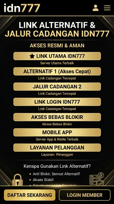 Link Alternatif Terpercaya untuk Akses idn777